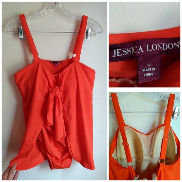 Jessica London Other - NWOT Jessica London fire orange flare suit